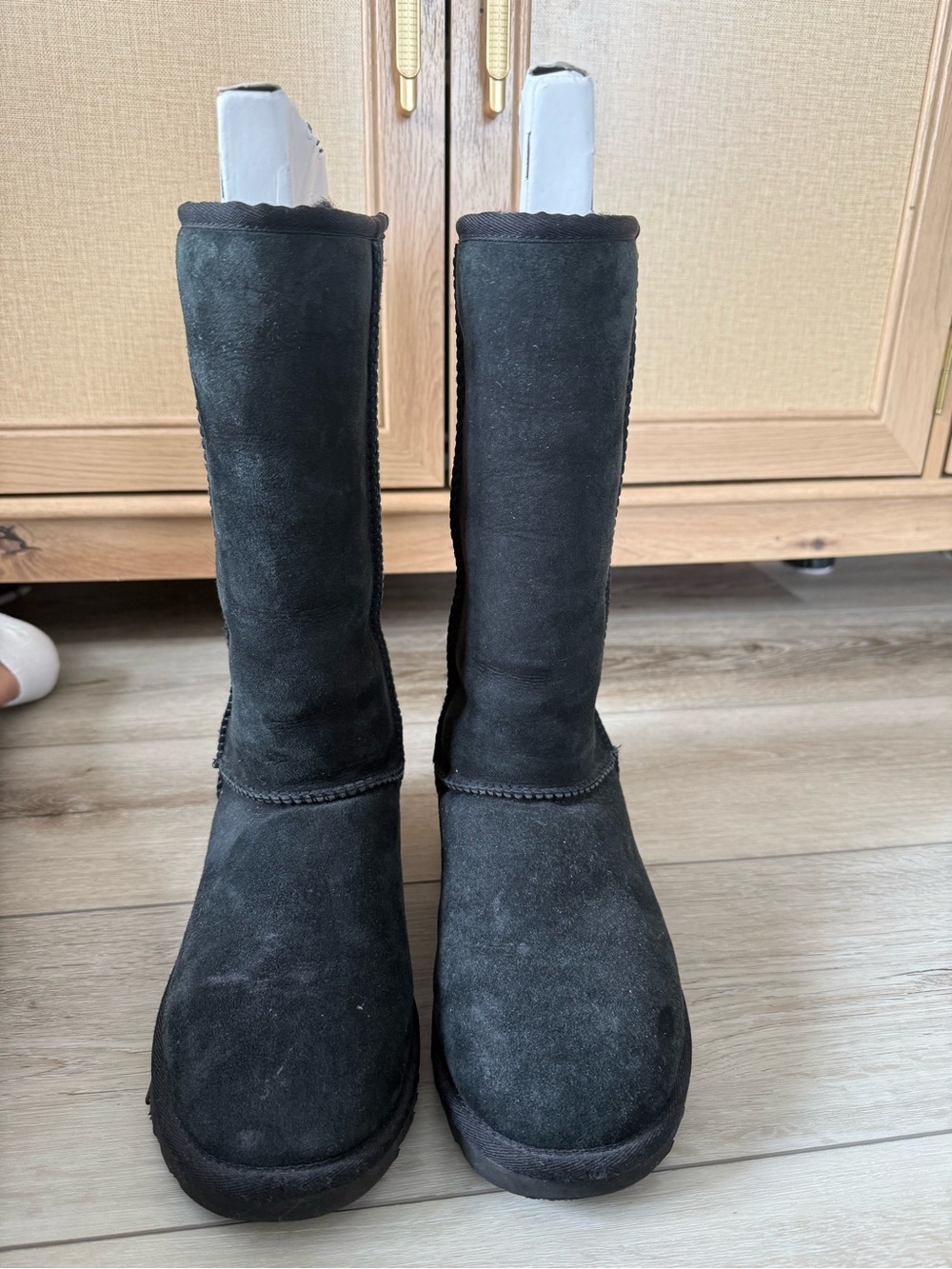 UGG Black Treaded Sole Boots